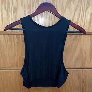 Danielle Bernstein cropped tank M slinky rib jersey brand new by WeWoreWhat